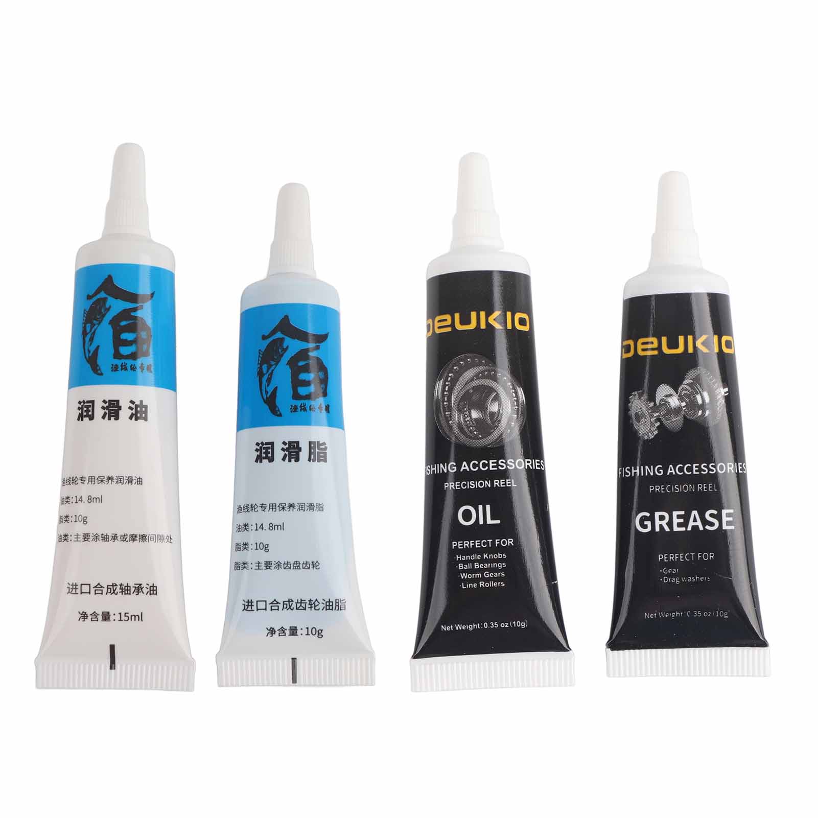 Reel Repair Kit - ใหม่ 2 ชิ้นตกปลา Reel น้ํามันและจาระบีน้ํามันหล่อลื่นสําหรับ Baitcasting
