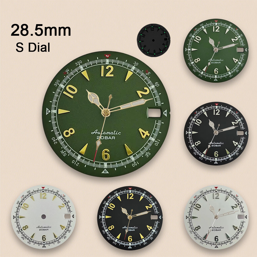 Nh35 Dial Sโลโก้ 28.5 มม.Retro - Reel Case บทวิจารณ์และราคา